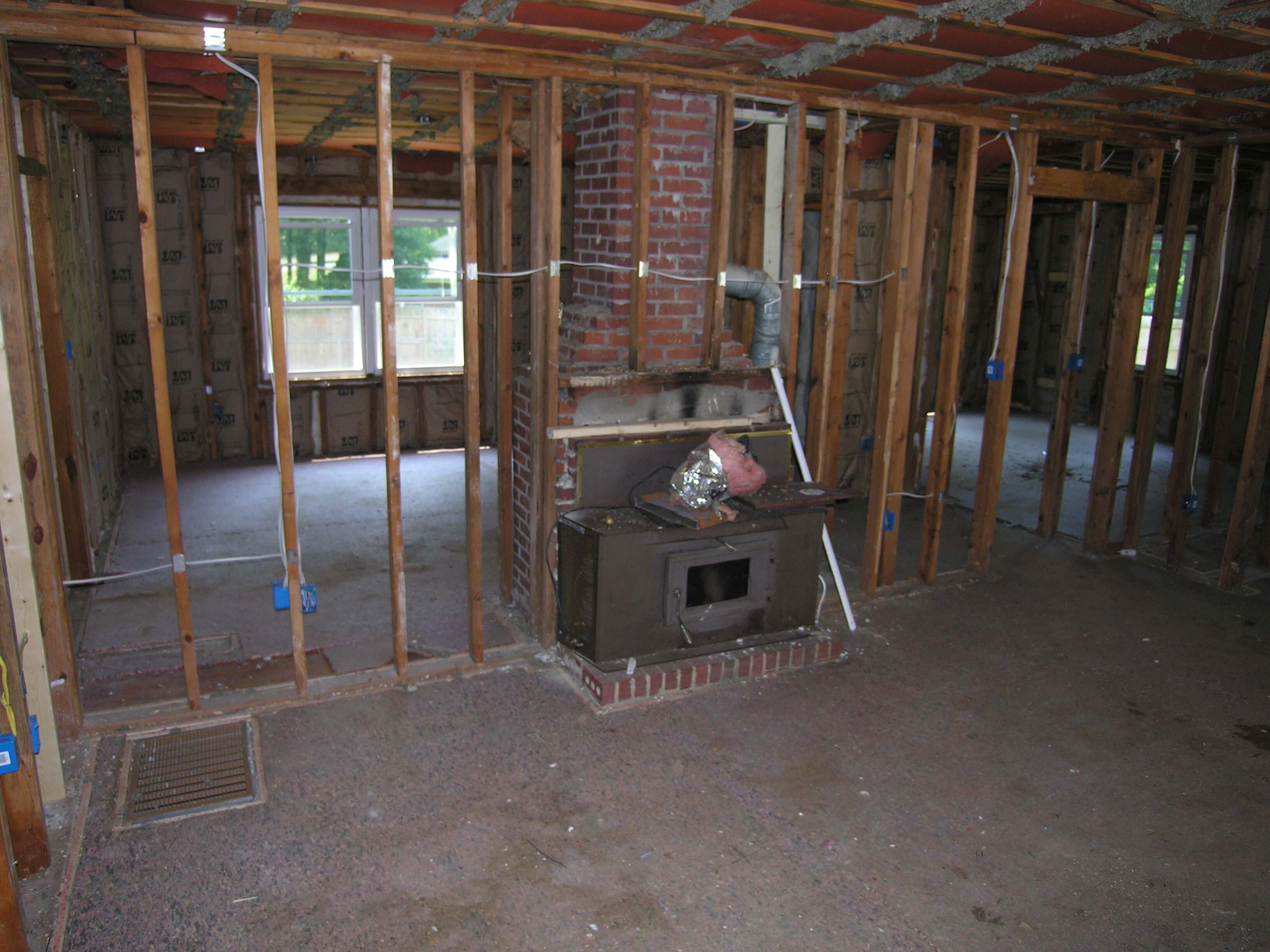 rental house appreciation - remodel - living room