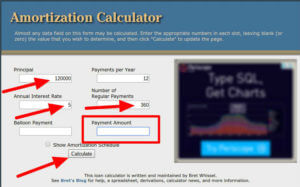 cash flow - amortization calculator