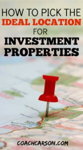 How to Pick the Ideal Location For Investment Properties - pushpin on a map