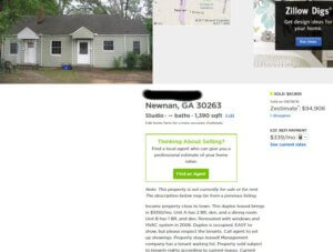 house hacking duplex example Zlllow Listing - The Housing Battle - Dream Home vs House Hacking