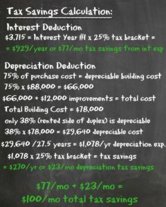 House Hack #1 - tax savings - Housing Battle - Dream Home vs House Hacking