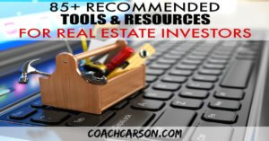 Tools & Resources For Real Estate Investors