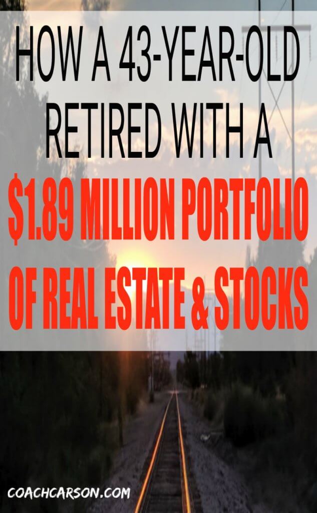 How a 43-Year-Old Retired With $1.89 Million Portfolio of Real Estate & Stocks