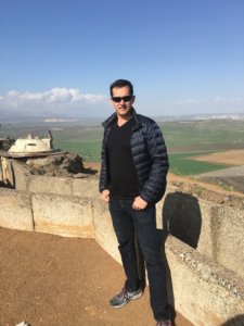 Rich at the Golan Heights in Israel looking into Syria - Real Estate Investing While Overseas in the Military