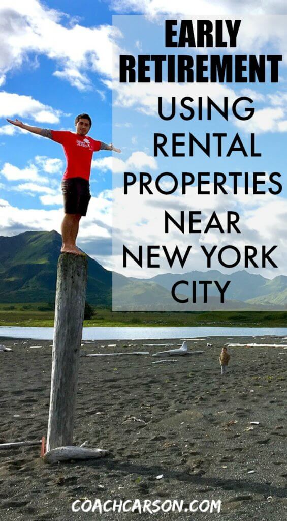 Early Retirement Using Rental Properties Near New York City - pinterest pin