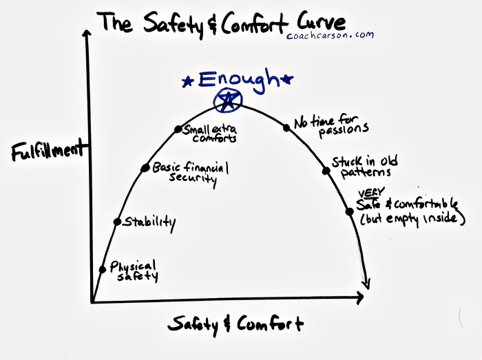 The Hidden Cost of Too Much Comfort & Security (& What to Pursue Instead)