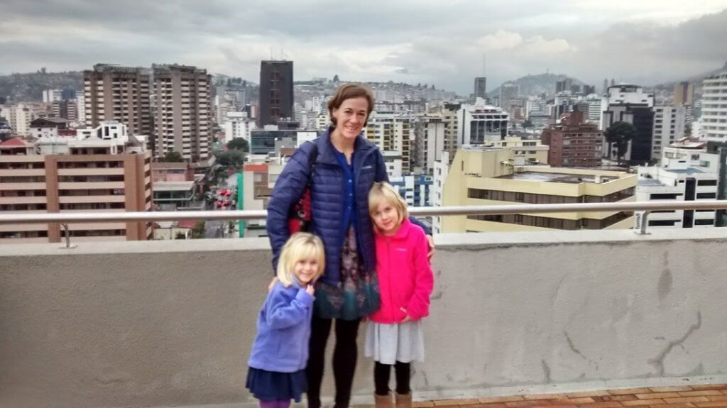 view from top of Quito hotel