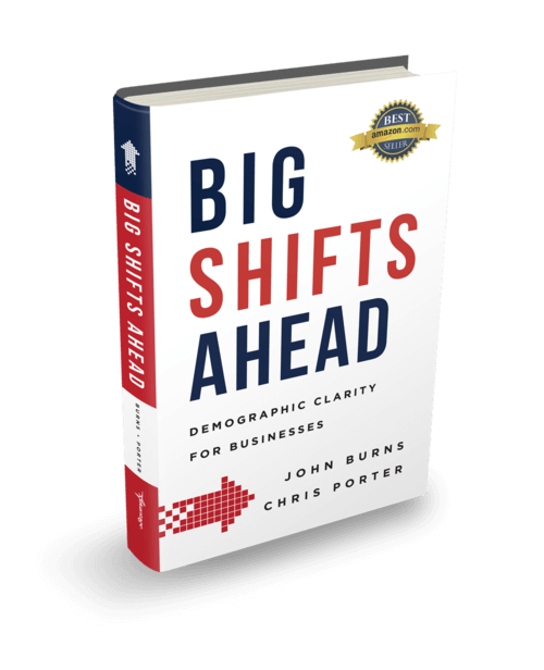 Book Cover - Big Shifts Ahead - Demographic Clarity For Businesses