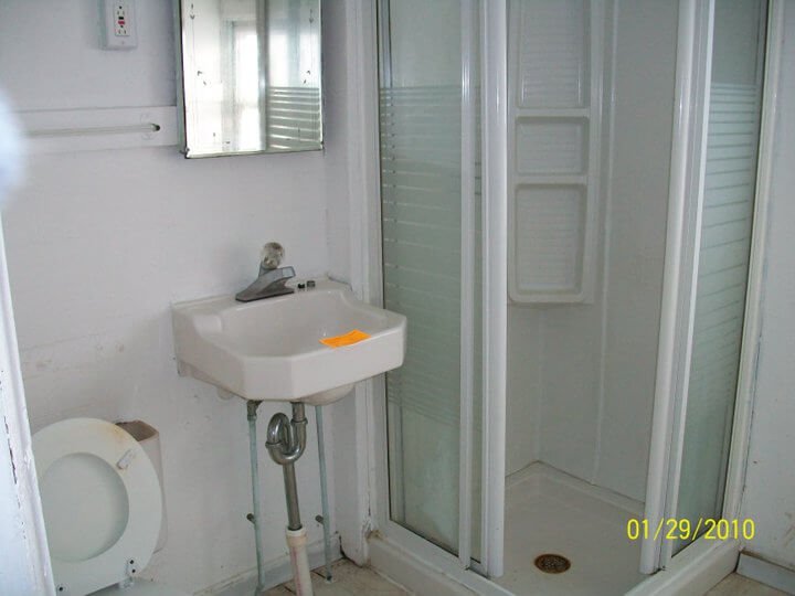 Bathroom before