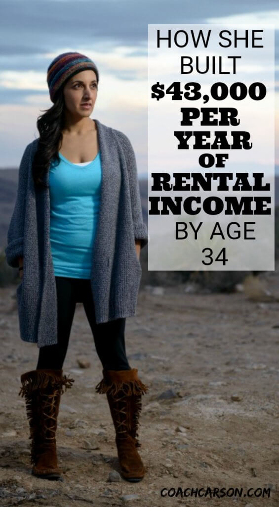 How She Built $43,000 Per Year of Rental Income by Age 34 - Pinterest Image 