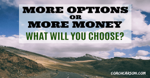 Facebook Image - More Options or More Money