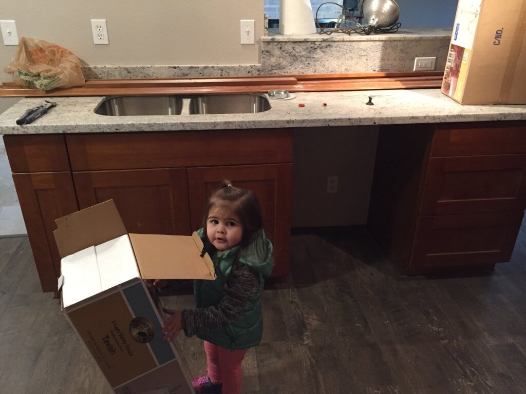 daughter helping with new construction - Jennifer Beadles - From Bookkeeper to Real Estate Millionaire in 11 Years