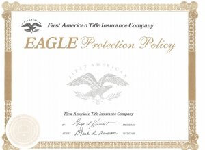 Title insurance - first american title policy