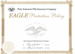 Title insurance - first american title policy