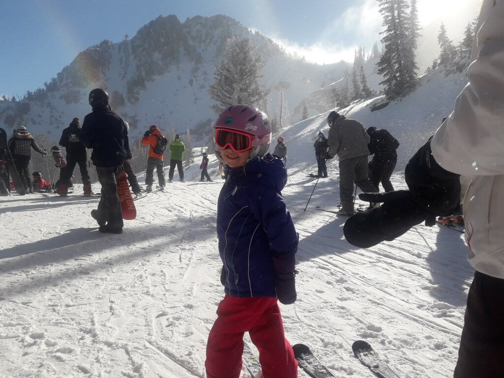 Chris Mamula - ski day with his daughter