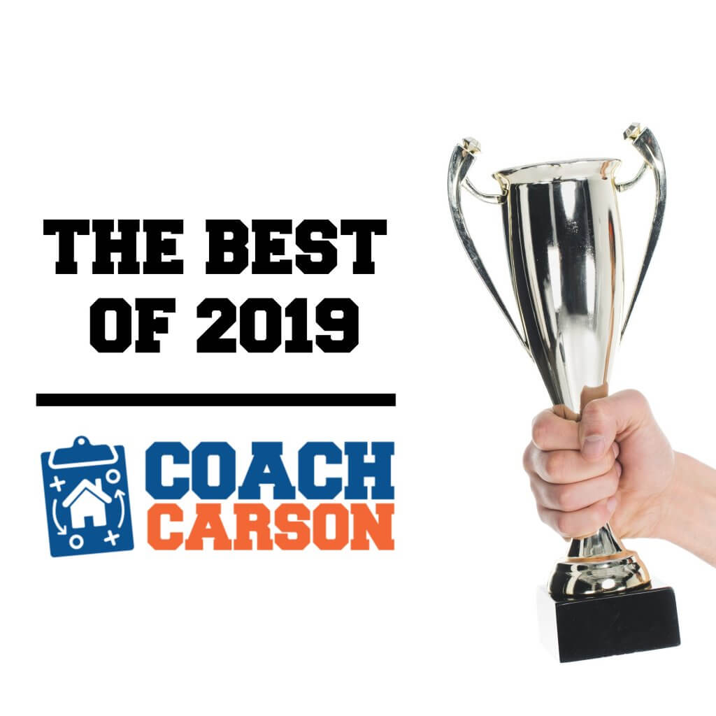 Best of Coach Carson - graphic with trophy