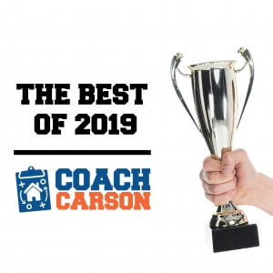 Best of Coach Carson - graphic with trophy