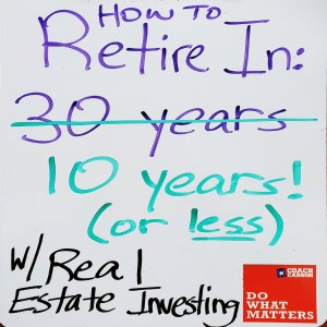 How to Retire in 10 Years With Real Estate Investing - square featured image