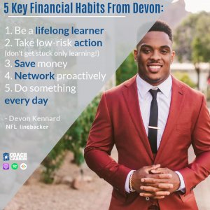 5 lessons for key financial habits from NFL linebacker Devon Kennard